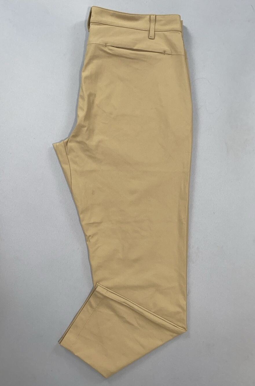 Fabletics Men's Slim Taper Performance Chino Tech Pants w/ Zip Pocket. 36X30 EUC